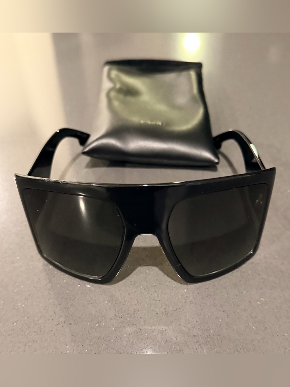 Christian Dior Oversized Solight Shield Sunglasses